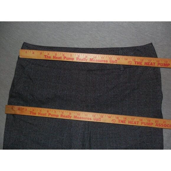 Apt. 9 Ava Stretch Pants Sz 14 Women Capri Plaid Straight Leg - Picture 3 of 7